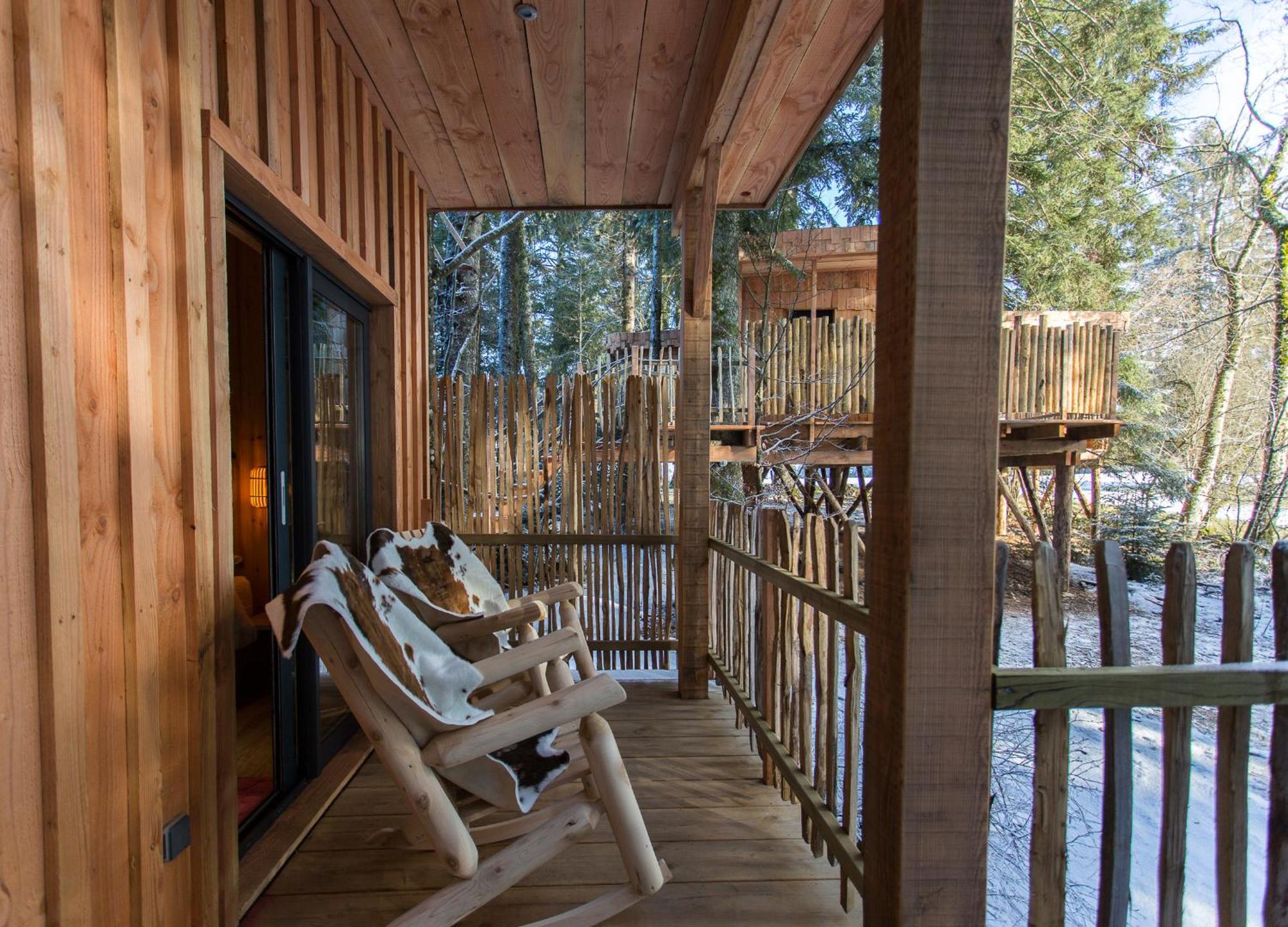 Domaine De L'Authentique Cabanes Dans Les Arbres Fournet-Blancheroche Zimmer foto